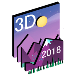 3D Wallpaper Parallax Effect आइकन