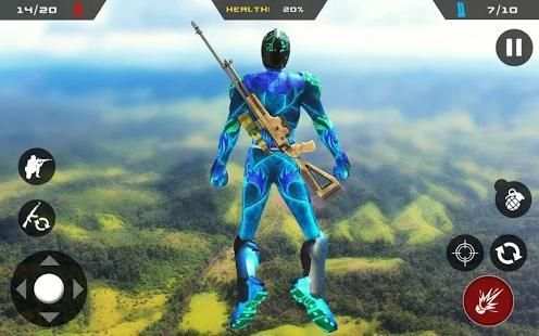 Flying Sniper Superhero screenshot 1