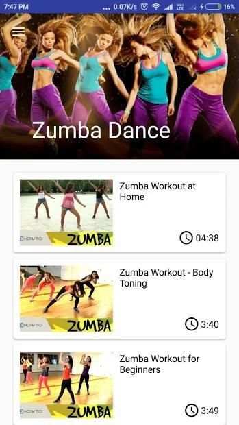 Zumba Dance Fitness Workout screenshot 5