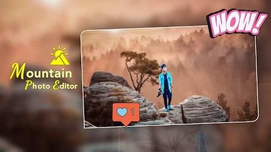 Mountain Photo Editor screenshot 2
