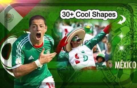 I Support Mexico FIFA 2018 Photo Editor screenshot 1