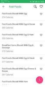Calorie of My Food screenshot 4