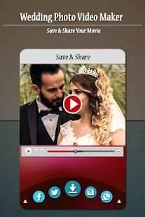 Wedding Photo Video Maker screenshot 1
