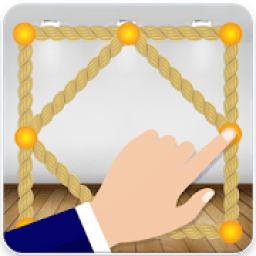 ikon Finger Line Puzzle Game - One Line Connecting Dots