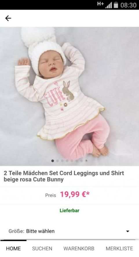 Baby Sweets - süßer Baby Shop screenshot 4