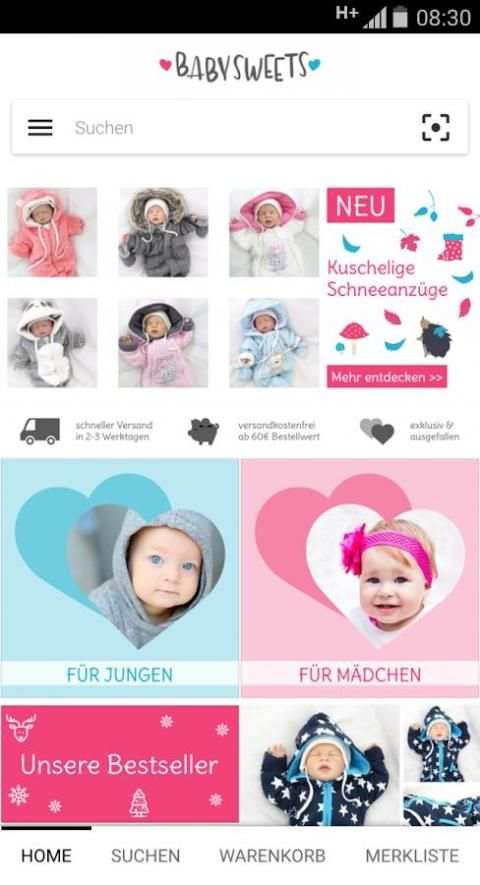Baby Sweets - süßer Baby Shop screenshot 6