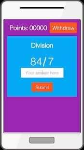 Math Money-Earn Unlimited PayPal Cash screenshot 1
