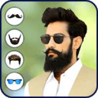 Man Mustache and Hair Styles : Boys Photo Editor