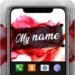 My Name on Live Wallpaper आइकन