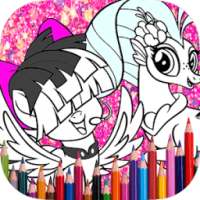 Coloring little pony friends