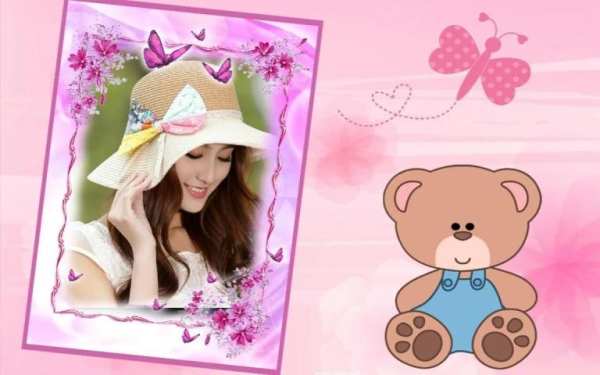 1 min App - Cute Pink Photo Frames screenshot 2