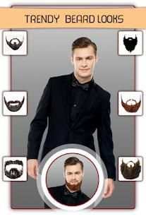 Men Hair & Beard Style - Men Mustache Photo Editor screenshot 3