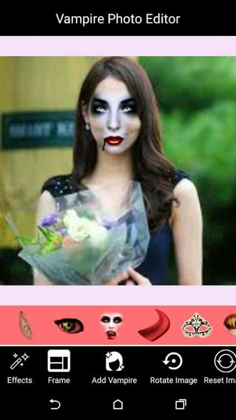 Vampire Photo Editor 4 تصوير الشاشة