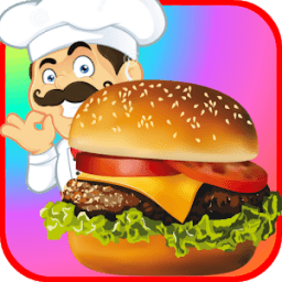 ikon Fast Food Restaurant Burger Mania Cooking Games