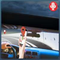 GPS driving route tracker logo