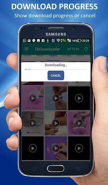 Video Saver / Facebook Downloader screenshot 2