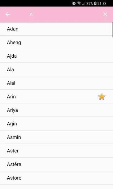 Kurdish First Names screenshot 2