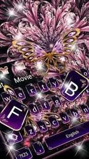 Luxurious Flower Keyboard скриншот 2