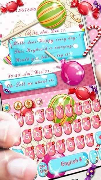 Sugar Colorful Keyboard screenshot 2