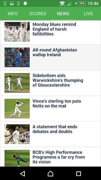 Live Cricket 2018 screenshot 1