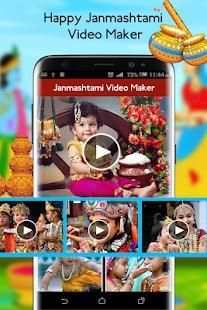 Janmashtami Video Maker 2018 - Krishna Video Maker screenshot 26
