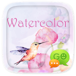 ikon (FREE) GO SMS WATERCOLOR THEME
