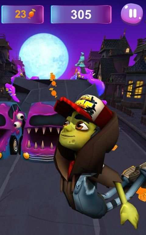 Zombie Subway Halloween Runners screenshot 3