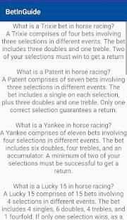 Bet In one click: guide app screenshot 2