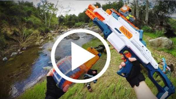 Nerf Gun War Action Video screenshot 3