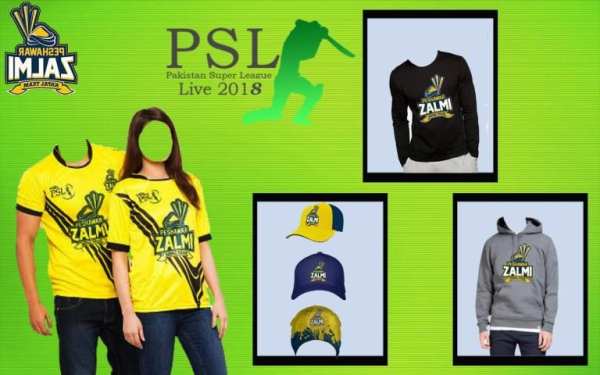 PSL 2018 Photo Editor-PSL 3 Shirts- PSL Stickers 1 تصوير الشاشة
