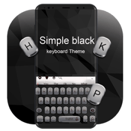 Simple Black Keyboard icon