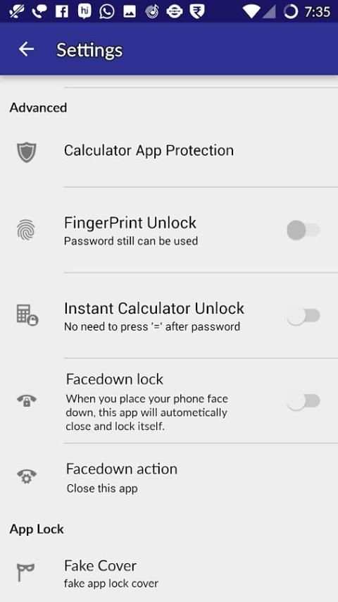 App and gallery lock - calculator screenshot 1