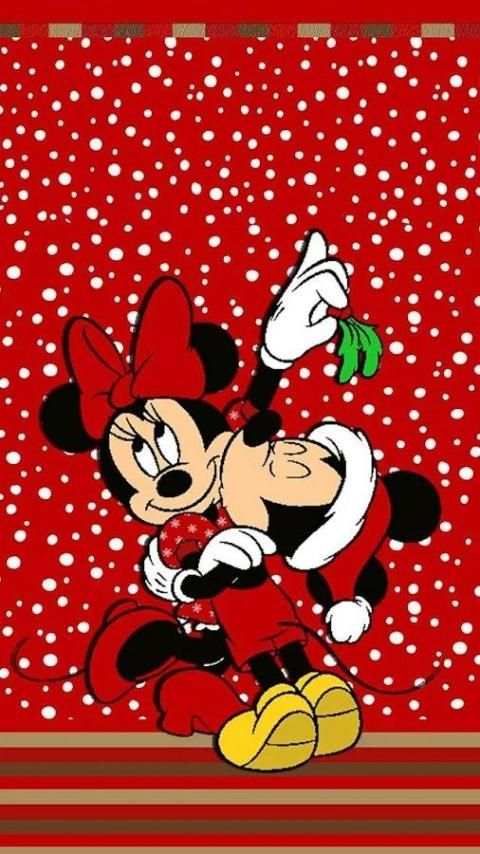 Mickey and Minie Mouse Wallpaper स्क्रीनशॉट 1