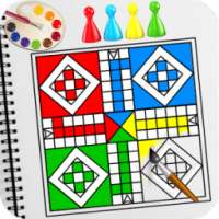 Coloring Book: Ludo Coloring Game