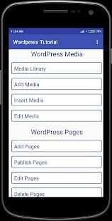 Wordpress Tutorial screenshot 2
