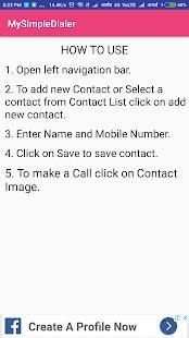 MySimpleDialer screenshot 1