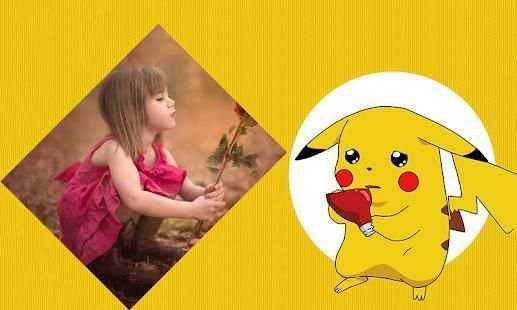 Pikachu Photo Frame स्क्रीनशॉट 1