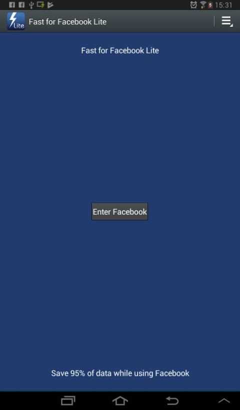 Fast for Facebook Lite : Extra Lite screenshot 2