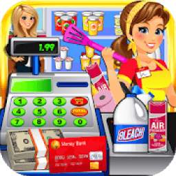 Dollar Store Cash Register Sim & Grocery Shopping