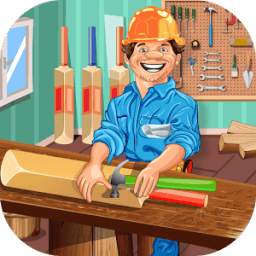 Cricket Bat Factory and Maker Game 1.0