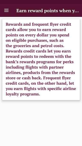 Credit Card screenshot 1