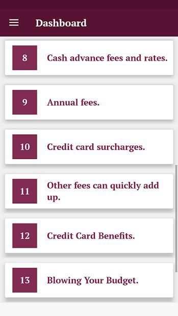 Credit Card 5 تصوير الشاشة