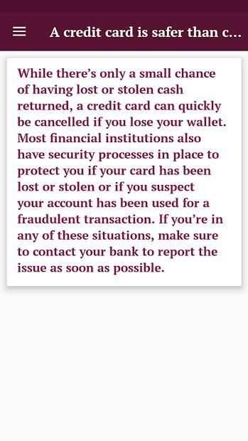 Credit Card screenshot 3