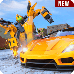 ikon Real Multi Car Transformation Superhero Robot Game