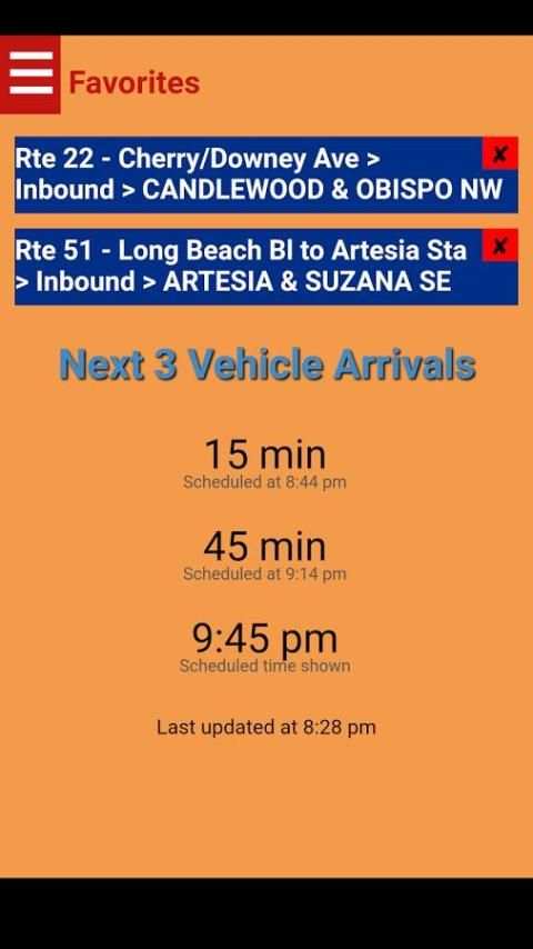 Long Beach LBT Bus Tracker screenshot 1