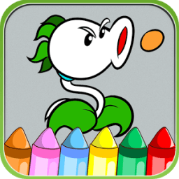 ikon Coloring for Plants and Zombie