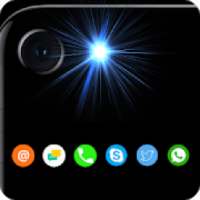 Color Flash Light alerts on Call and SMS