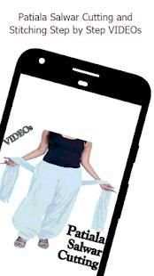 Patiala Salwar Cutting and Stitching Ki Video App स्क्रीनशॉट 2