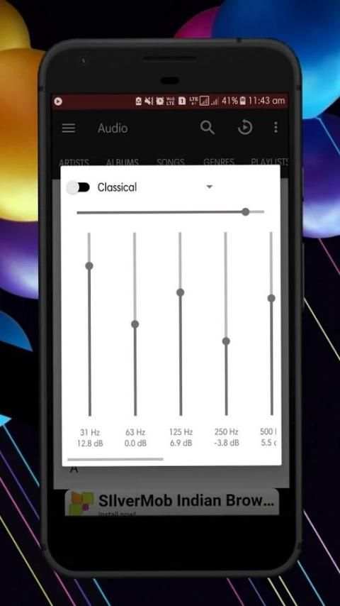Music player स्क्रीनशॉट 2
