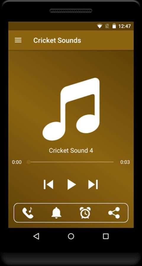 Cricket Sounds screenshot 2
